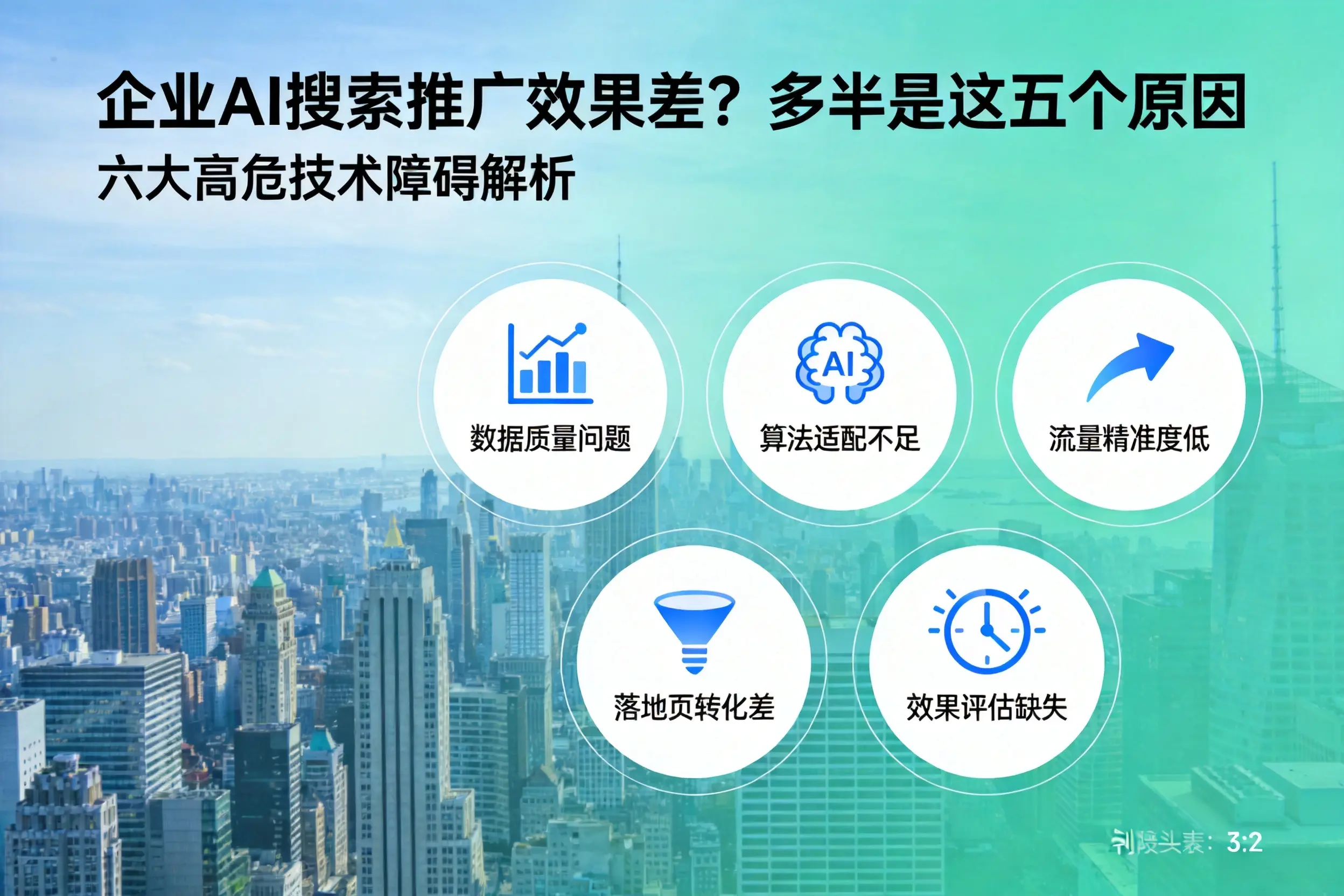 满城企业AI搜索推广效果差?多半是这五个原因